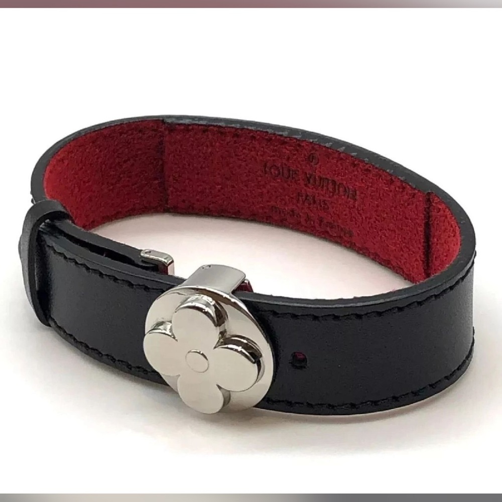 Louis Vuitton Bracelet Vous Good Luck Leather Black Women’s Louis Vuitton - Picture 3 of 15